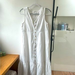 Beachlunchlounge white gauze dress